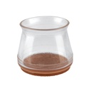 Caja con 24 protectores para patas de silla, transparente PRS-7