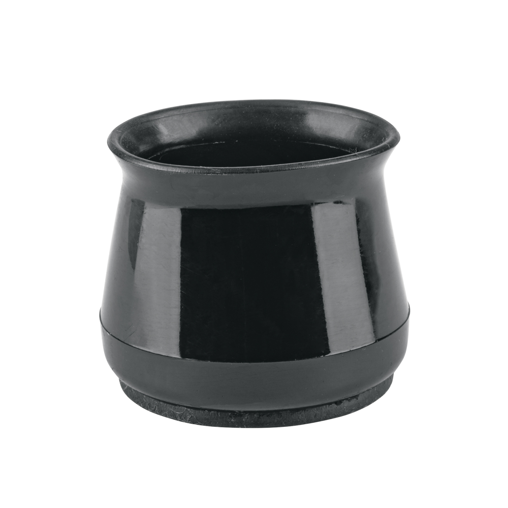 Caja con 24 protectores para patas de silla, negro PRS-6