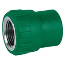 Adaptador PPR 1/2' hembra con inserto metálico, FOSET CV-601