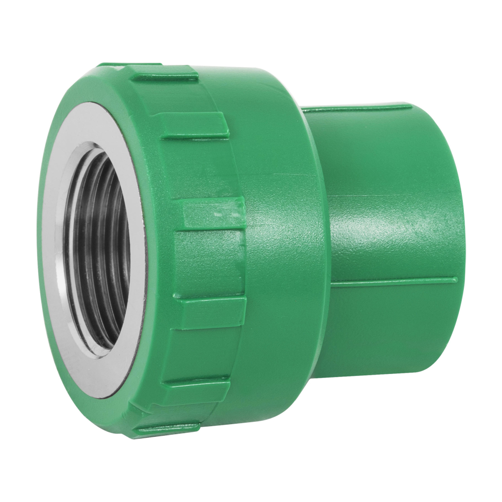 Adaptador PPR 1' hembra con inserto metálico, FOSET CV-603