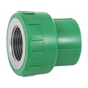 Adaptador PPR 1' hembra con inserto metálico, FOSET CV-603