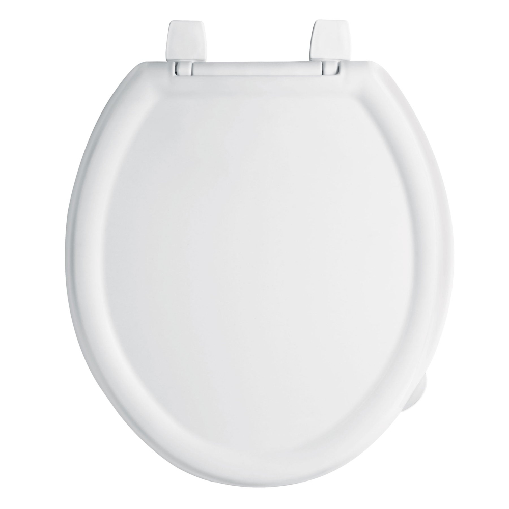 Asiento redondo ligero con tapa para WC, blanco, FOSET BASIC AWC-35B