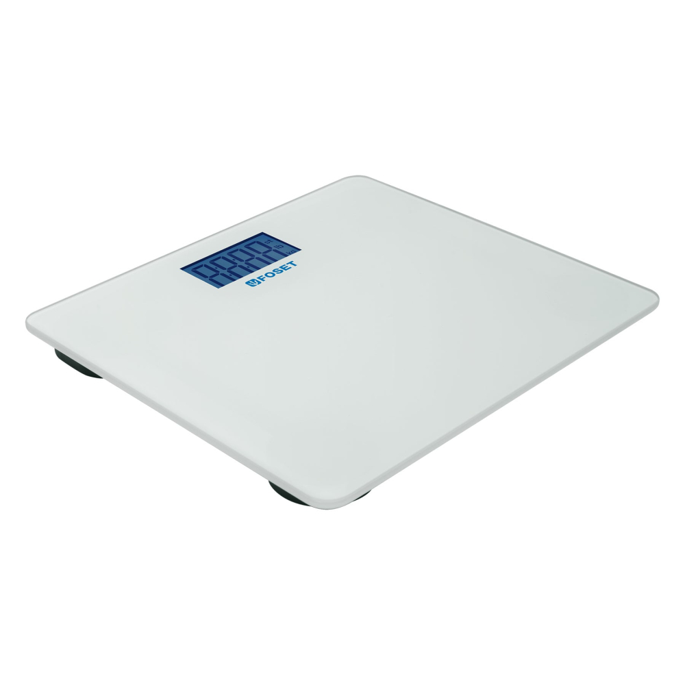 Báscula digital para baño 180 kg, blanca, FOSET BASC-180B