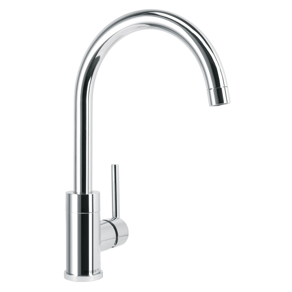 Monomando cromo cuello alto para fregadero, FOSET ELEMENT ELF-83
