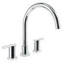 Mezcladora cromo cuello alto para fregadero, FOSET ELEMENT ELF-81