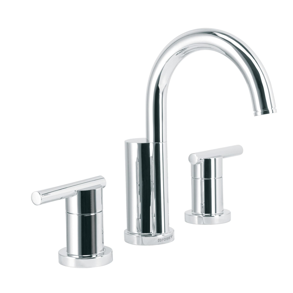 Mezcladora cromo para lavabo con taladros separados, ELEMENT ELM-91