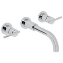 Mezcladora cromo de pared para lavabo, FOSET ELEMENT ELM-92