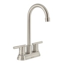Mezcladora satín 4' para lavabo cuello tipo bar, ELEMENT ELM-43N