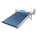 Calentador solar HeatPipe, 18 tubos, 200L, 5 personas, FOSET CALE-18HS