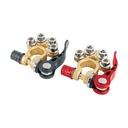 Blíster 2 terminales p/batería, desconexión rápida, TRUPER TEBA-4