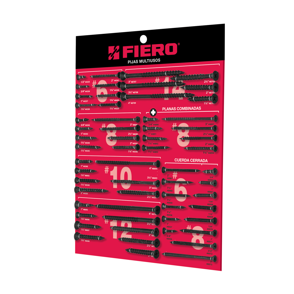 Exhibidor FIERO de pijas multiusos EXF-PIJ