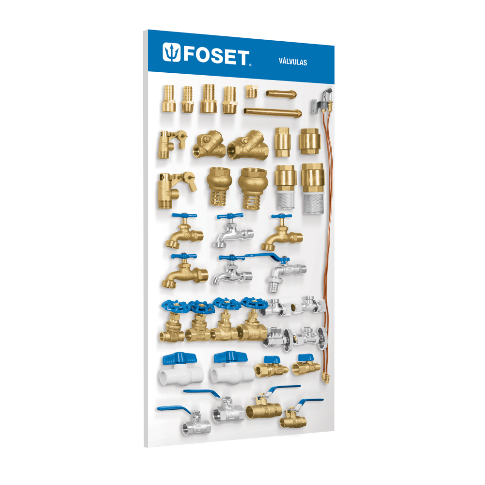 Exhibidor de válvulas, FOSET EX-VAL-FOS2