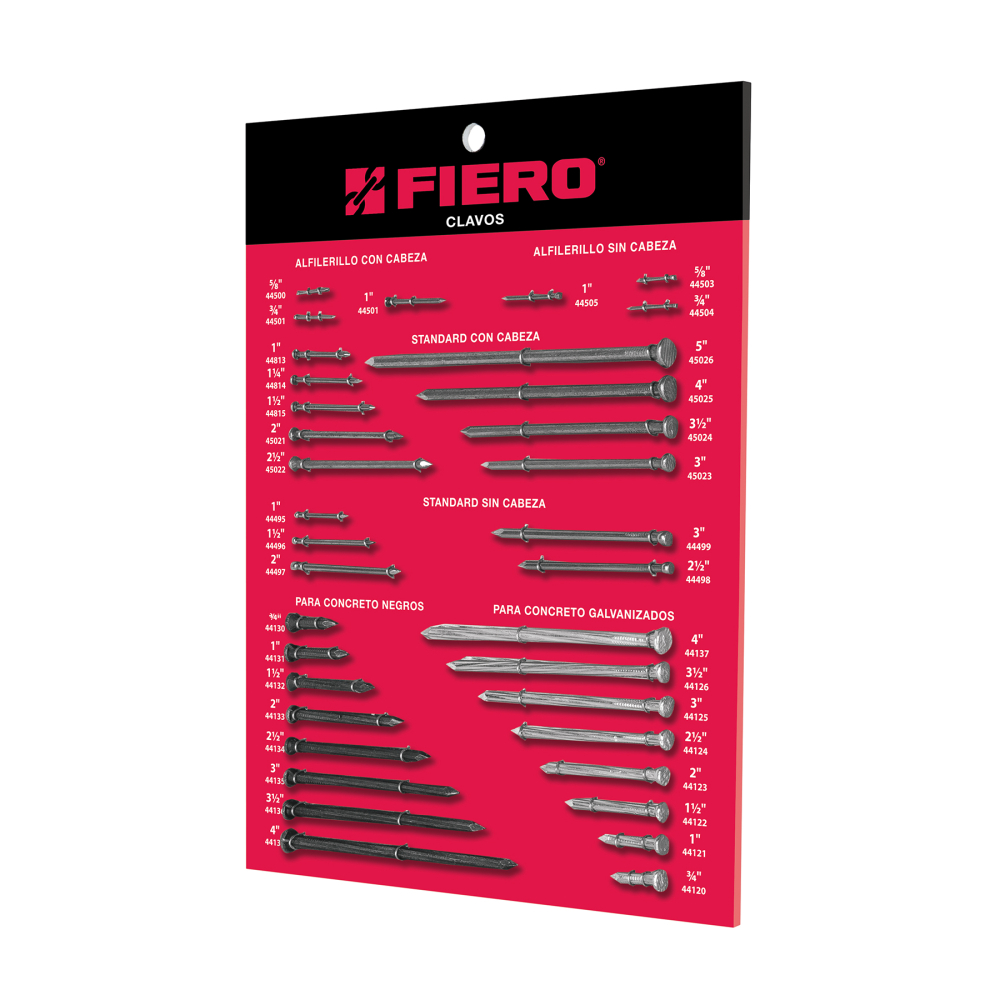 Exhibidor FIERO de clavos EXF-CL-2