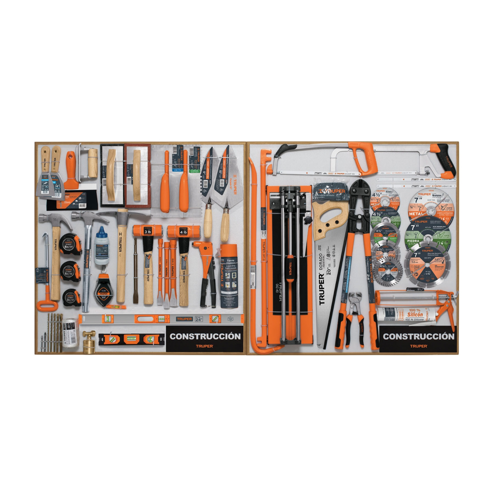 Exhibidor de Construcción, 80x80 cm, 2 tableros EX80-CON-2T