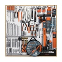 Exhibidor de Mecánica, 80x80 cm, 1 tablero EX80-MEC-1T