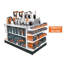 Mueble exhibidor con herramienta neumática MAQ-NEU