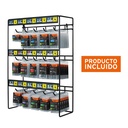 Exhibidor con 90 estuches de puntas para desarmador R-PUDE