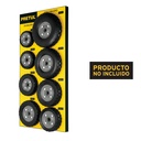 Exhibidor de ruedas para diablo PRETUL EX-PRE-RD