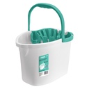 Cubeta plástica con exprimidor, 8L KLINTEK CUBE-8E