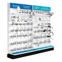Exhibidor tipo góndola, FOSET BASIC AQUA EX-BAQ-GO