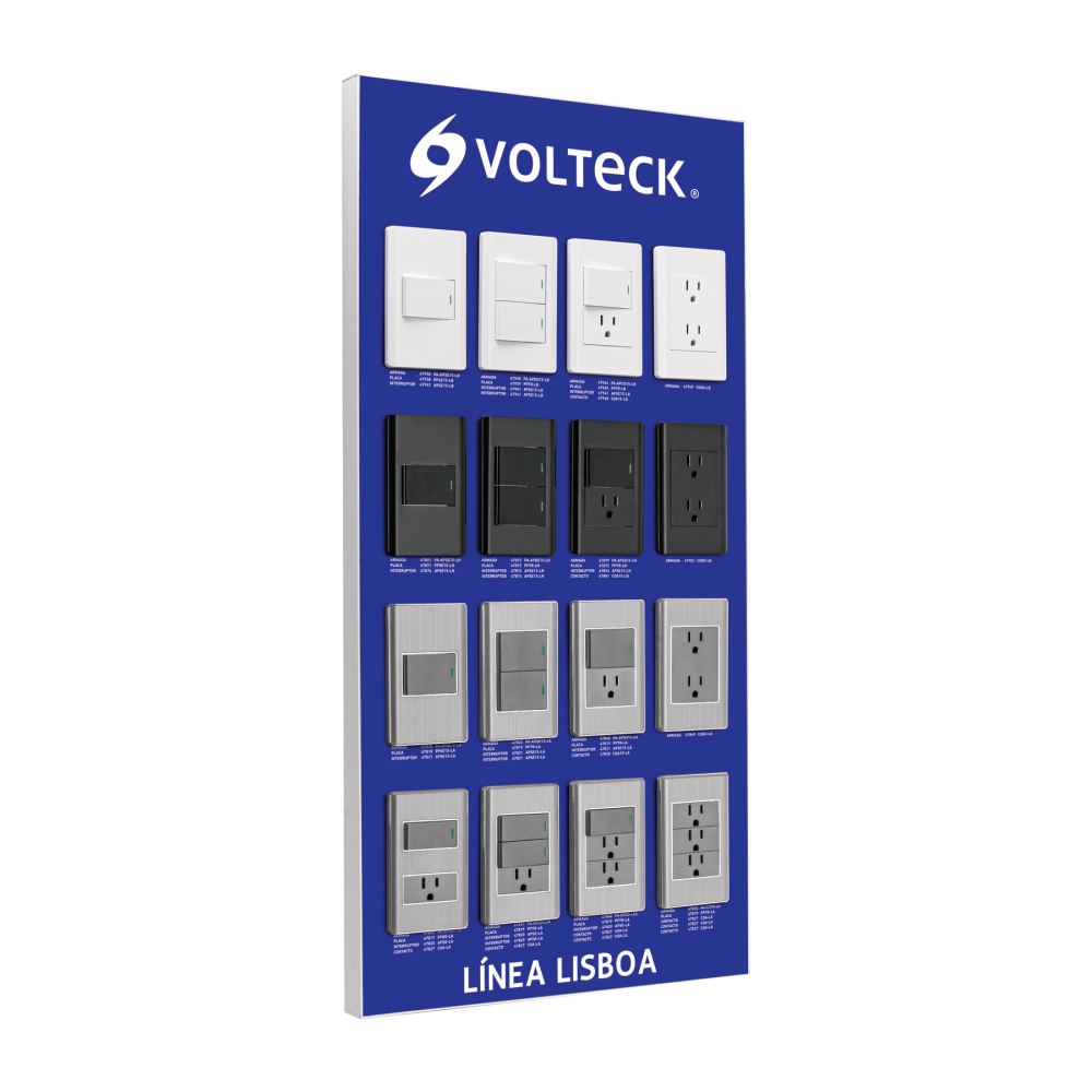 Exhibidor línea Lisboa, VOLTECK EX-LB-VK