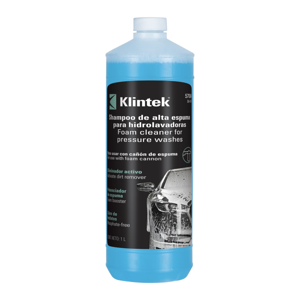 Shampoo alta espuma para hidrolavadora, 1 L, KLINTEK EA-10H