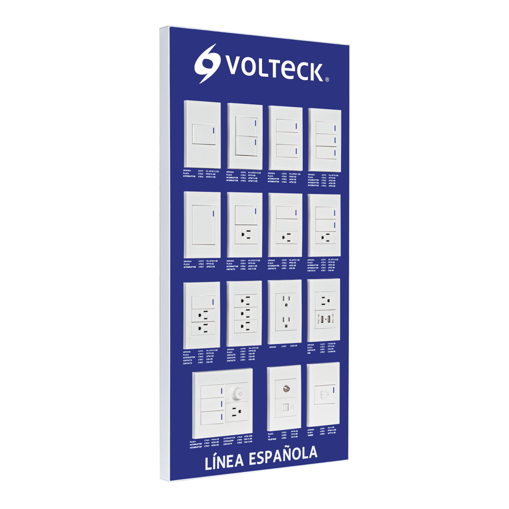 Exhibidor de Línea Española, VOLTECK EX-ES-VK