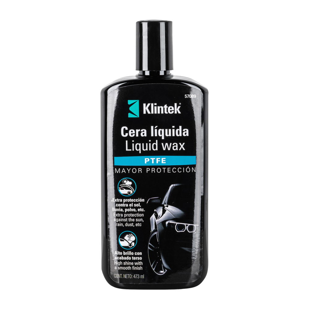 Cera líquida PTFE para auto, 473 ml, KLINTEK EA-32
