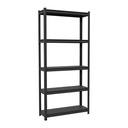 Estante metálico 5 repisas capacidad 80 Kg,180x30x85, TRUPER ESTM-530