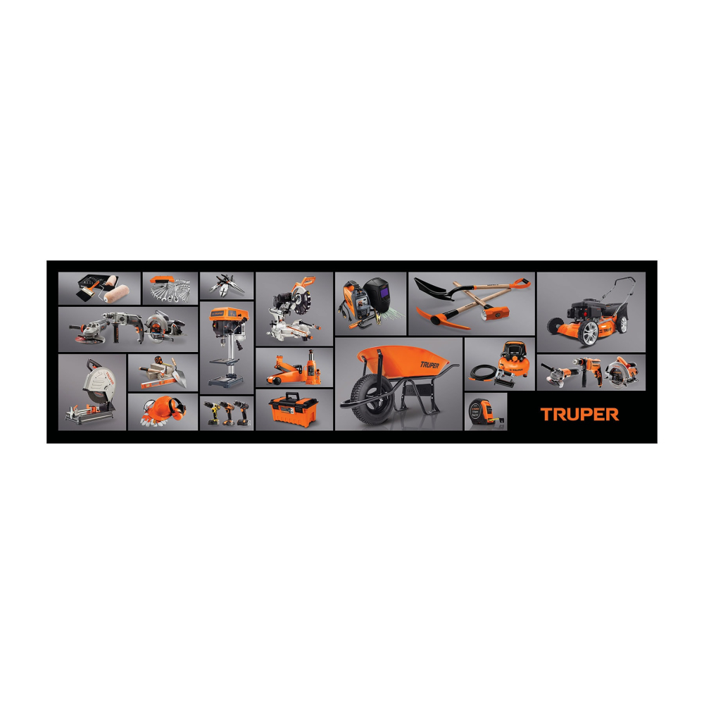 Cubremostrador de vinil 200 x 60 cm, TRUPER VIMOS-2