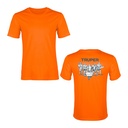 Playera cuello redondo para hombre, naranja, EG, TRUPER CAM-NAR-42