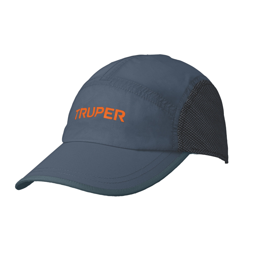 Gorra color gris, 100% poliéster, Truper GORT-G