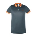 Playera polo performance para hombre, gris, CH, TRUPER DRY-GC-C