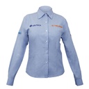 Camisa manga larga para mujer, azul, CH, TRUPER CAM-AZ-DLS