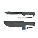 Machete doble filo 10', cacha inyectada, con funda, TRUPER MACH-10X
