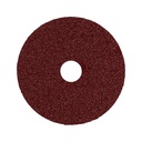 Disco de lija 4-1/2' con respaldo de fibra, grano 24, TRUPER DILF-424