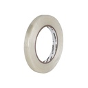 Cinta flejadora con filamentos 12mm x 50 m, transparente CFI-12