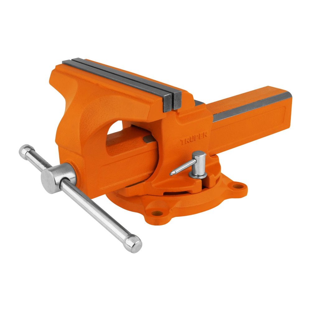 Tornillo de banco 8' tipo europeo de hierro nodular, TRUPER TA-8-L