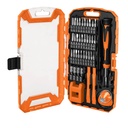 Juego de 77 piezas para reparación de electrónica, TRUPER JGO-TEL-77