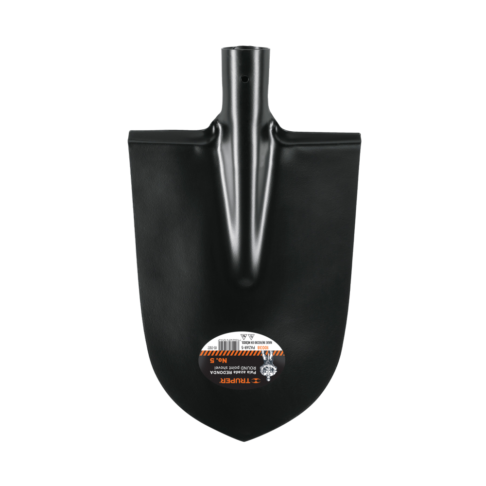 Pala azada redonda # 5, sin mango, TRUPER PAZAR-5