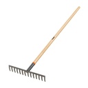 Rastrillo recto de 14 dientes, mango de 54', TRUPER R-14M