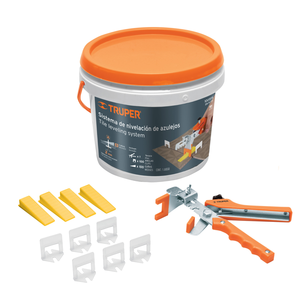 Sistema de nivelación de azulejos, TRUPER SN-KIT3