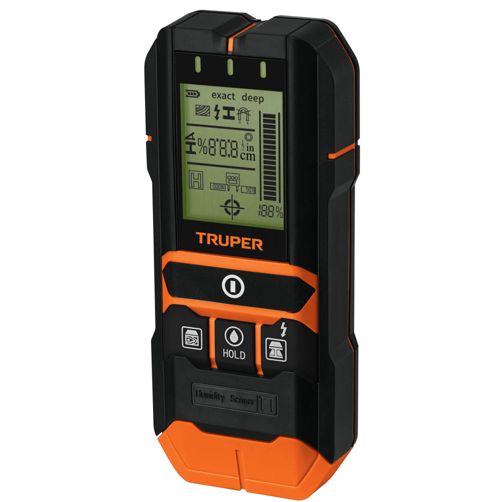 Detector de materiales detrás de muros, profundidad máx 12cm DEMA-12