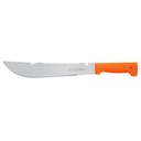 Machete rambo 12', cacha remachada naranja, TRUPER T-460-12