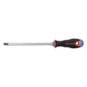 Desarmador de cruz 3/8' x 8' mango Comfort Grip, TRUPER DP-3/8X8B
