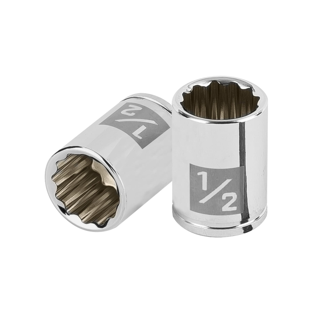 Dado de 1/2', 12 puntas, cuadro 1/4', TRUPER D-1416-B