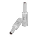 Dado largo de 4 mm, 6 puntas, cuadro 1/4', TRUPER D-1404-LM