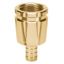 Conector 1/2' hembra robusto de aluminio, TRUPER CF-1/2R