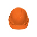 Casco de seguridad ventilado, ajuste de matraca, naranja CAS-NI