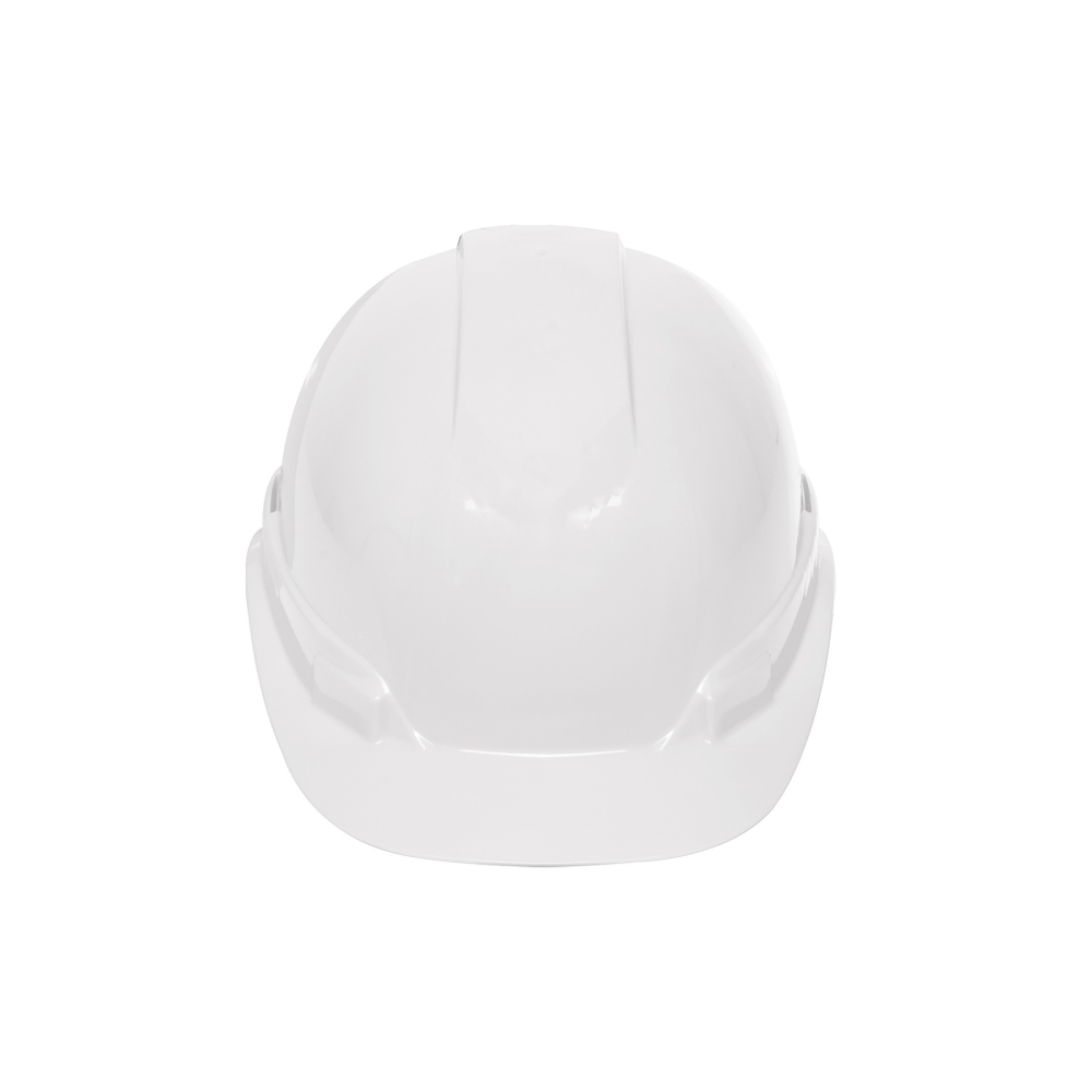 Casco de seguridad ventilado, ajuste de matraca, blanco CAS-BI